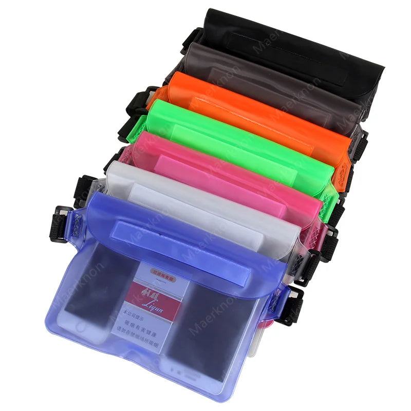 Sealing Waterproof Swimming Waist Bag PVC For iPhone iPad Sports Pouch Fanny Case Storage Bag Underwater Mobile Phones Dry Bags