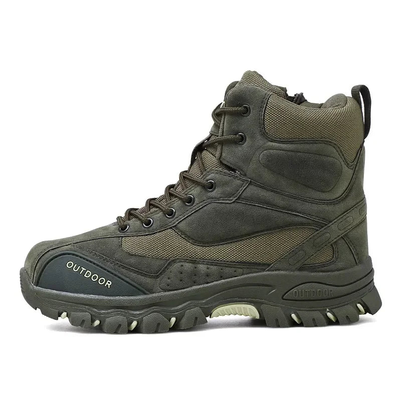 Desert Boots Men PU leather Hunting Trekking Camping Mountaineering Winter Work Safty Shoes Bot Zapatos zapatillas male