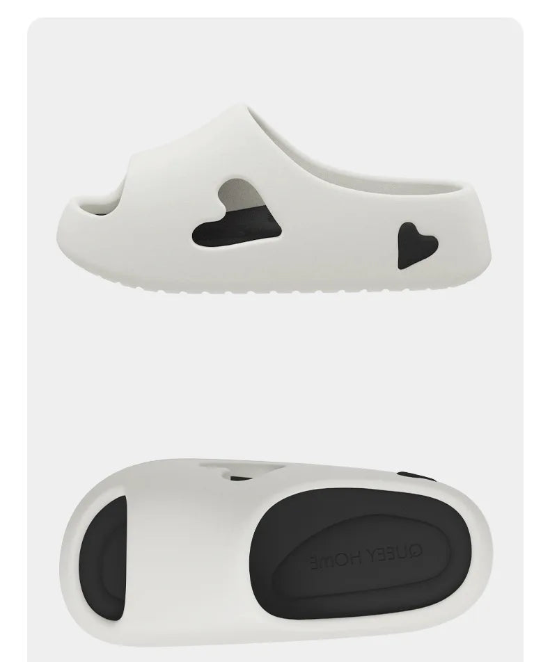 Women's Cloud Cushion Summer Slippers - Ultra-Soft EVA Slides with Thick Sole, Non-Slip Bath/Home Sandals for Indoor & Outdoor