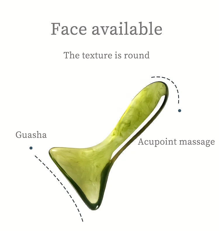 Gua sha facial tool, gua sha massage tool, lymphatic detoxification massage gua sha board for face, eyes, neck, body