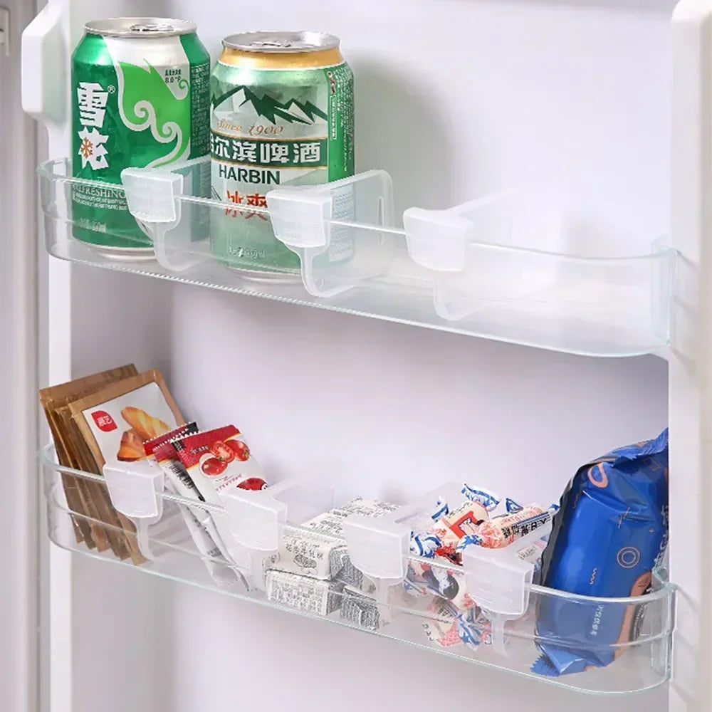 Refrigerator Organizer Shelf 4/6/8 Pieces Kitchen Items Shelves Organizers Storage Things for the Home Gadgets Organization