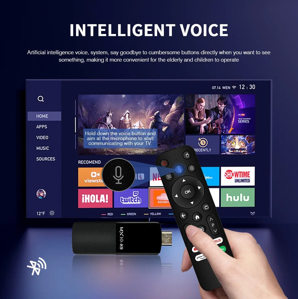 New Fire TV Stick 4k OFBY K9 Allwinner H313 Chip 2GB RAM 16GB ROM Android 13 OS TV Stick HD Picture Quality Fast Streaming