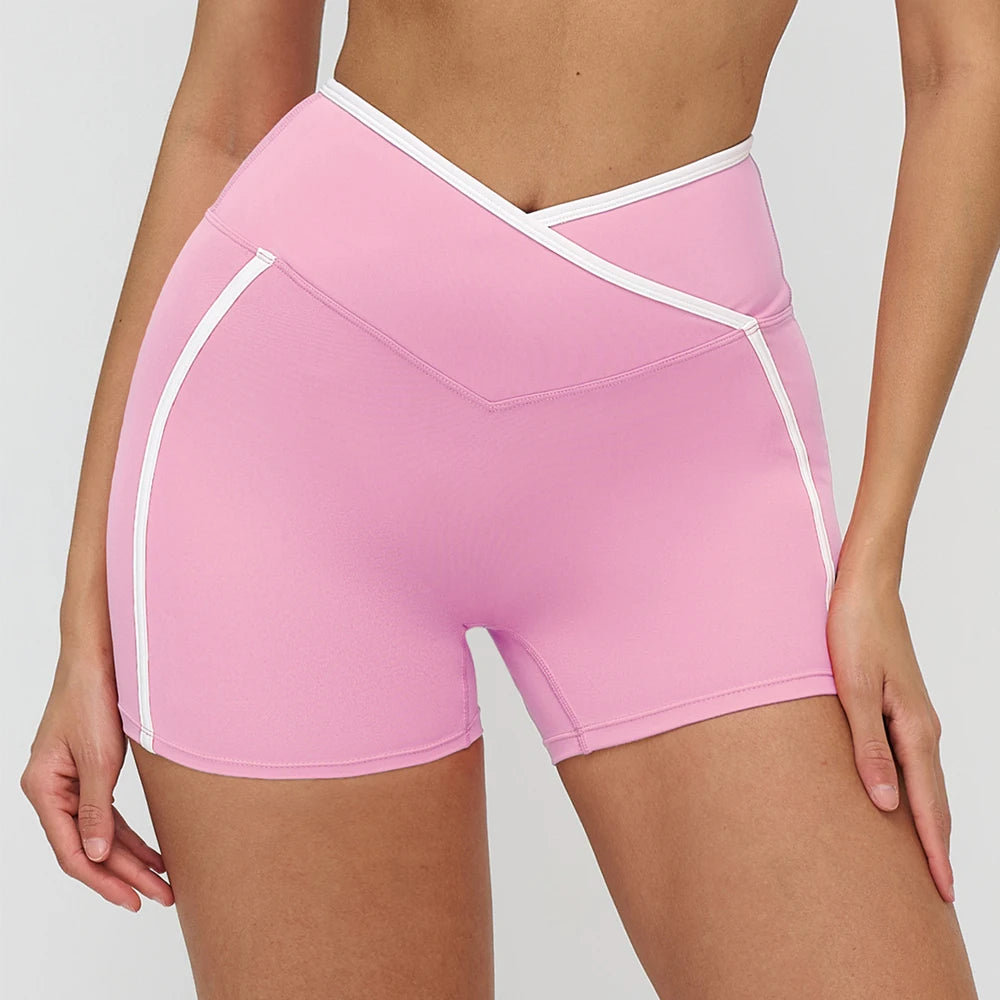 Yoga Shorts Women High Waist Gym Fitness Shorts Sports Biker Shorts Female Sports Yoga Short Leggings Workout Cycling Tights