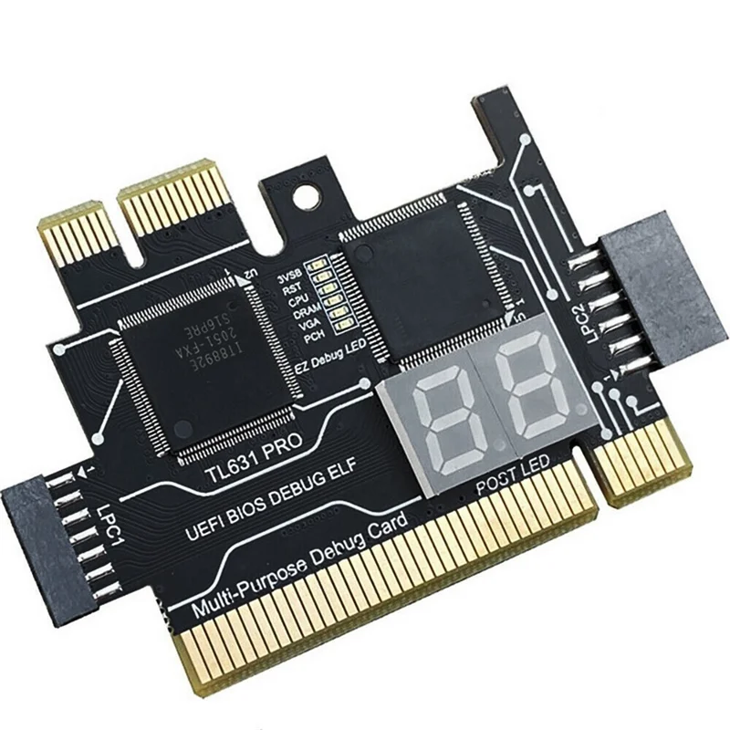 TL631 Pro Diagnostic Card+Expansion Card Diagnostic Card PCI-E Motherboard Multifunction Laptop Diagnostic Analyzer