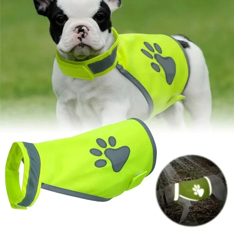 Reflective Dog Vest Clothes Breathable Pet Puppy Dog Safety Outdoor Walking Running Vests For Small Medium Large Dogs Chihuahua