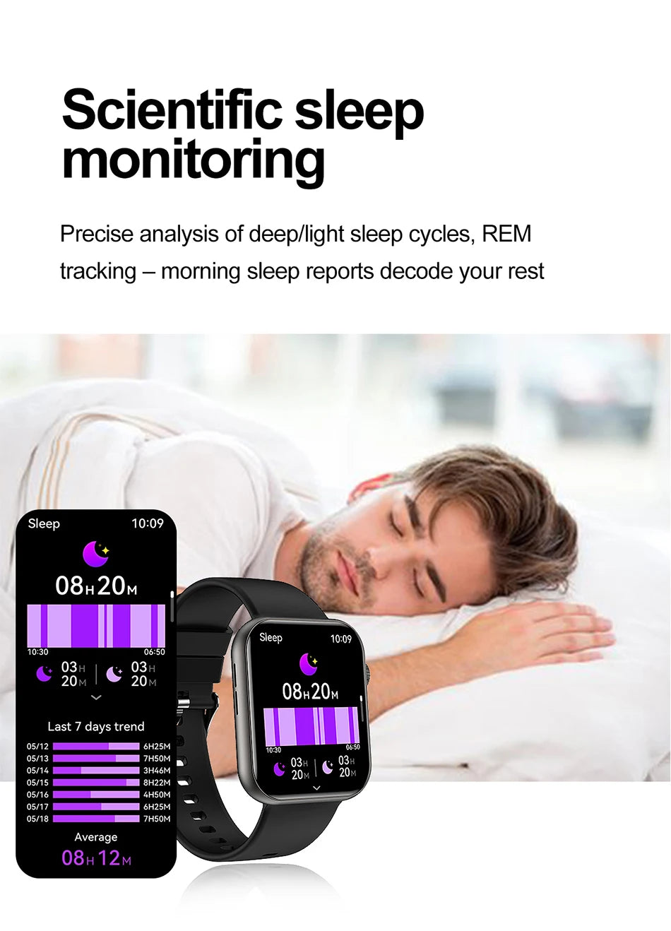 2025 New Smart Watch Full Touch Screen Bluetooth Call AI Voice Heart Rate Waterproof Watches Sports Bracelet Smartwatch Women