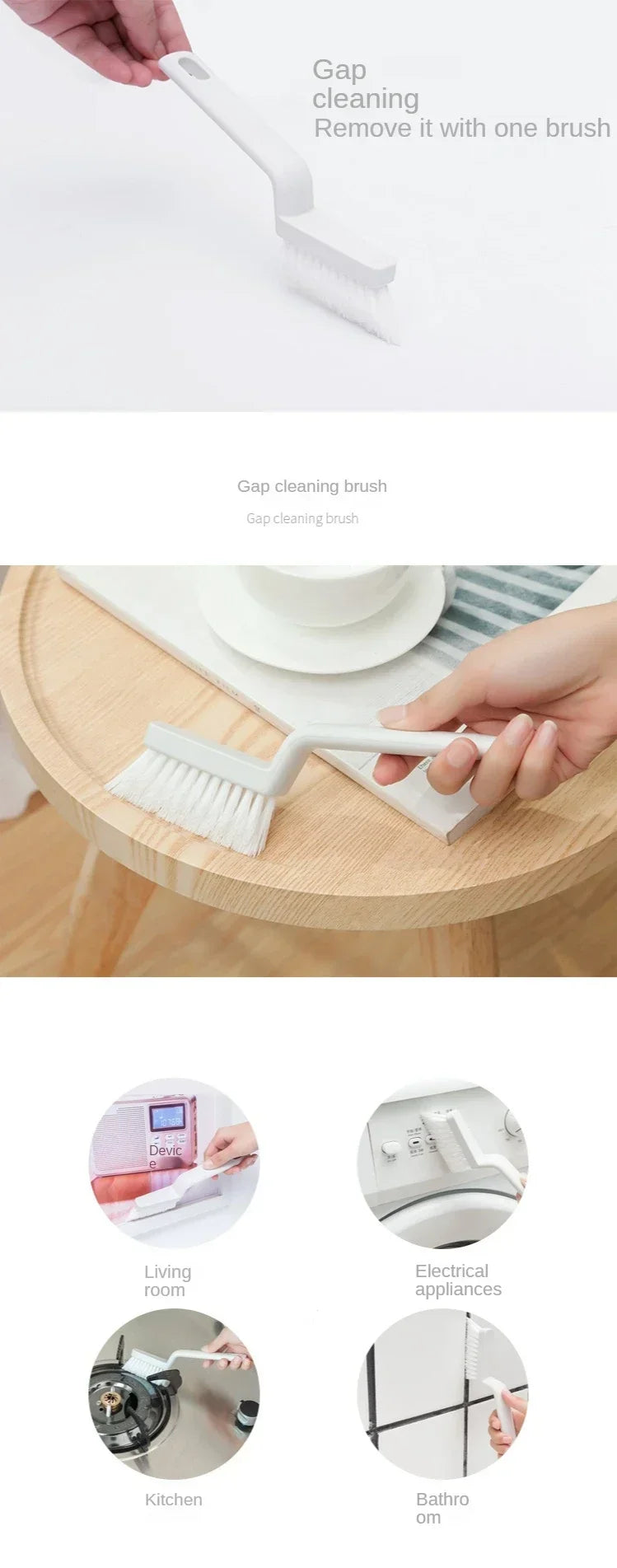 Multipurpose Cleaning Brush Tile Floor Gap Eaning Supplies Window Groove Car Cleaning Tools Bathroom Kitchen cleaning supplies