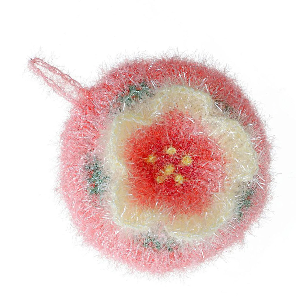 Kitchen Dish Cloths Absorbent Dish Rag Reusable Dish Towels Efficient Anti-grease Sakura Shape Cleaning Kitchen Acrylic