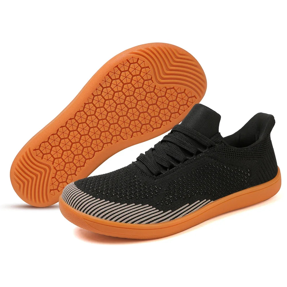 Minimalist Barefoot Shoes Breathable Wide Toe Cross Trainer Hands Free Walking Sneakers Lightweight Trekking Shoes for Men Women