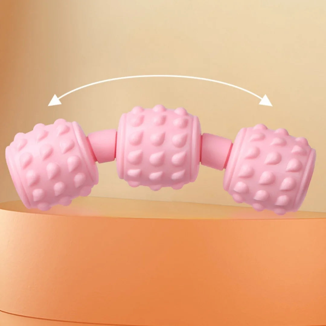 9-Wheel Leg Massager Roller Calf Muscle Relaxation Leg Beauty Device Massage Slimming Leg Ring Leg Clamp Sports Fitness Leg Clamp