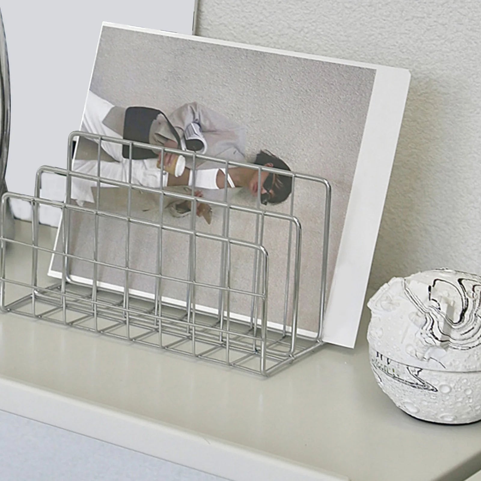 Book Sorter Book Sorter File Magazine Display Organizer Iron Bookend Home Decoration for Office Shelf Book Sorter Holder Bookend