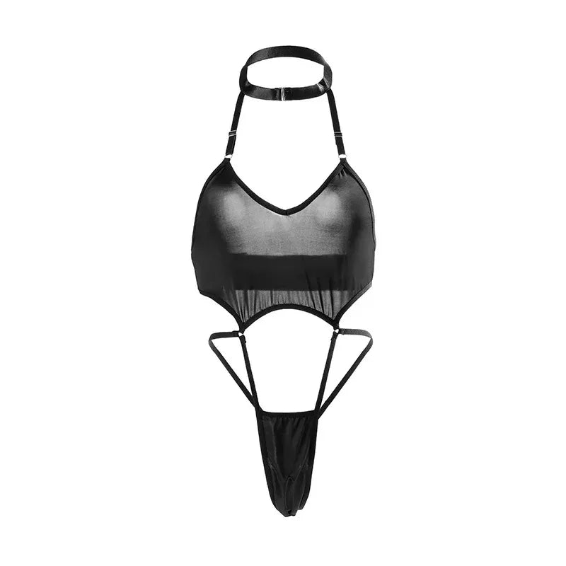 Women's Sexy Bra Panty Set One-piece Lingerie Teddy Bodysuit Suit Hot Trendy Crotchless Underwear Cosplay Anime Sex Costumes