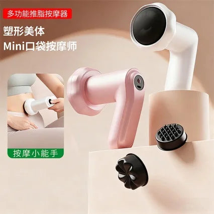New Handheld Full Body Massager Electric Massage Stick Dual-Use for Waist & Neck Fascia Gun Body Sculpting Fat Blaster