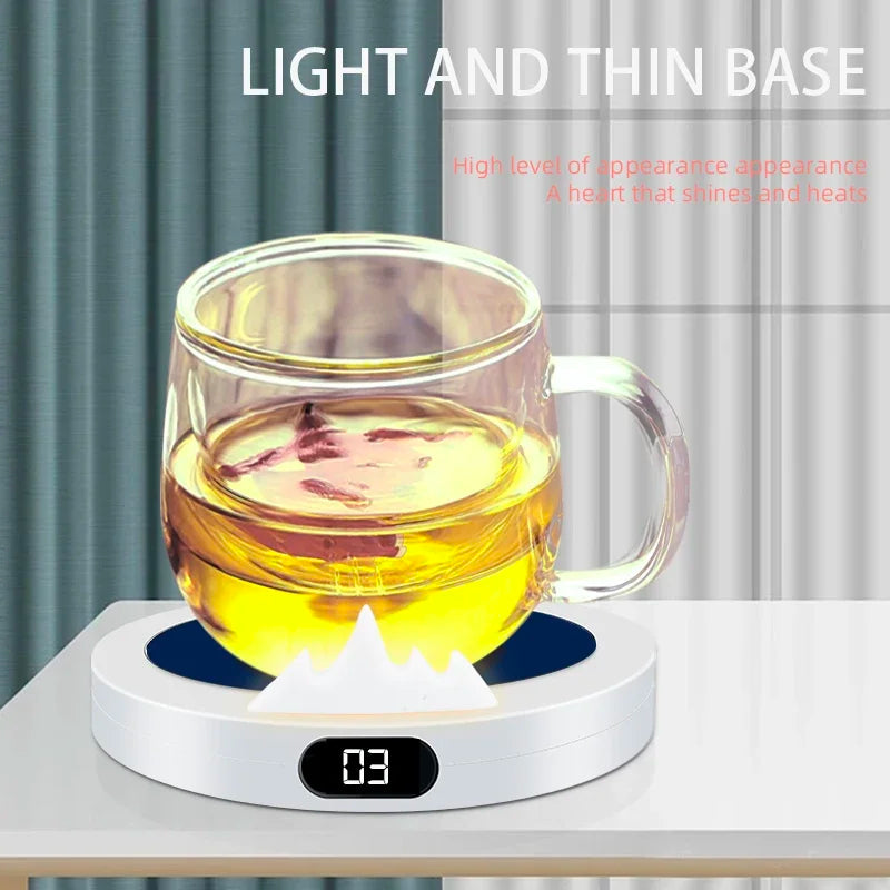 Coffee Mug Warmer Pad Cup Heater Coaster Constant Temperature Heating Home Office USB Electric Mug Mat Set Milk Tea Water Gift