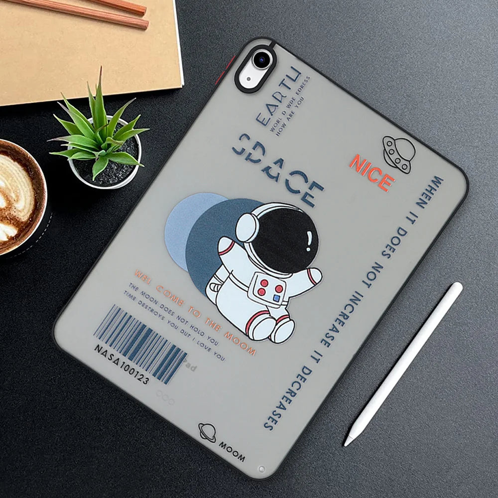 Funda For iPad 10th Gen Case iPad Air 5 4 3 2 Pro 11 Mini 6 Cases For iPad 9th/ 8/7 Generacion 10.2 Cute Kids Astronaut Cover