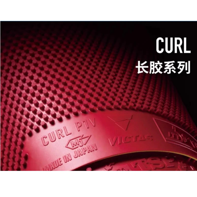VICTAS CURL P1V table tennis rubber OX no sponge table tennis racket long pimple attack OFFENSIVE ping pong rubber