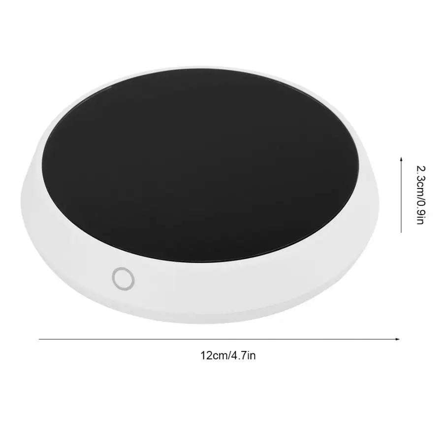 12x12x2.3cm 110V/220V Electric Cup Warmer Pad Desktop Cup Pad Cushion Heater for Coffee Tea Milk US EU Plug