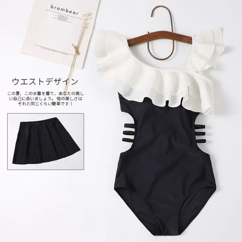 Bikini Sets Women Simple Fashion Backless Sexy Sleeveless Casual Vacation Summer Bathing College Girls Korean Style Swimsuit New