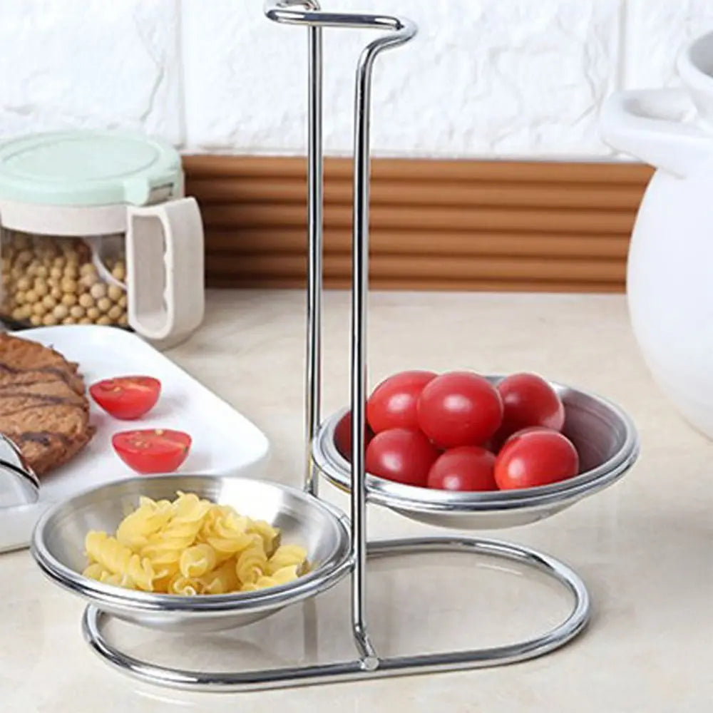 Kitchen Accessories Vertical Single/Double Ladle Spoon Utensil Rack Soup Spoon Rest Stand without plate Tableware Storage Shelf