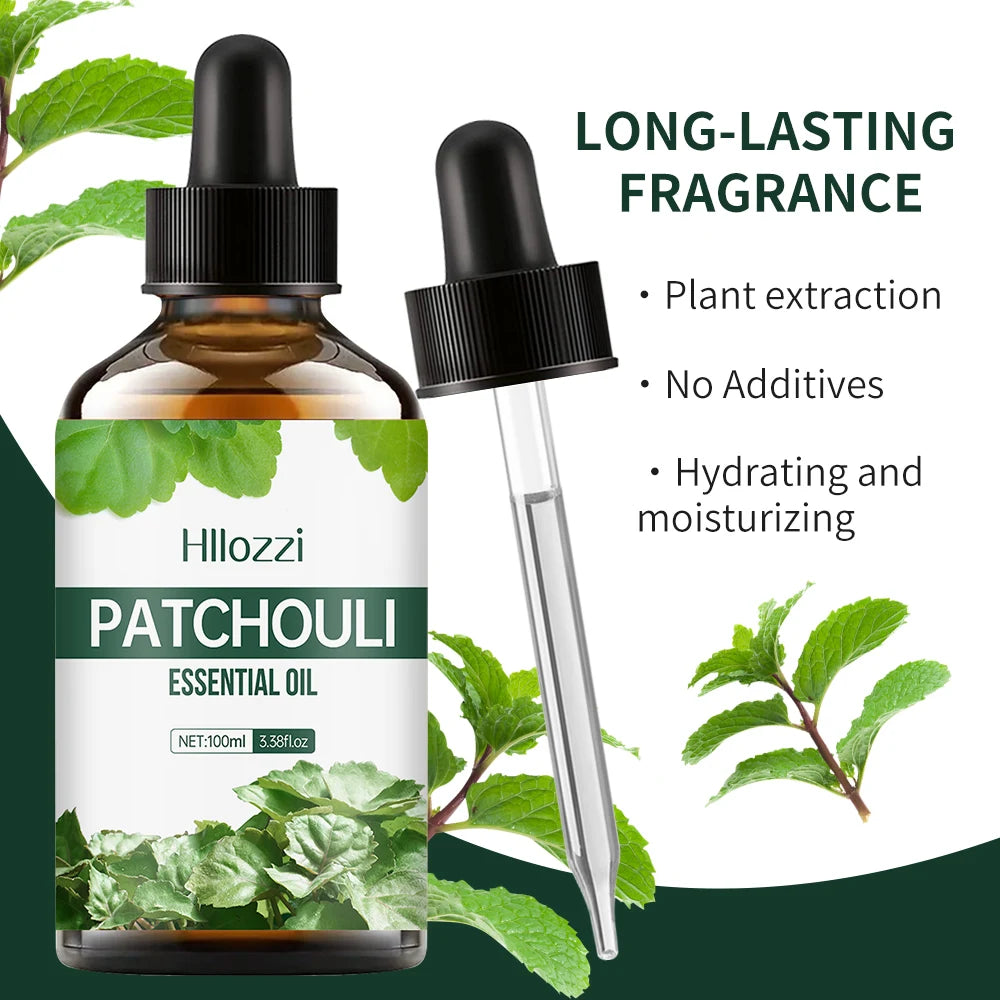 Patchouli essential oil, body massage oil, hair care, for diffuser, moisturizing, nourishing, hydrating,