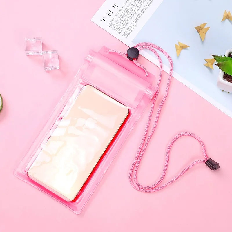 High Waterproof Sealing Swimming Bag Large Size Transparent Underwater Dry Protection Bag for Iphone Mobile Phone Pouch