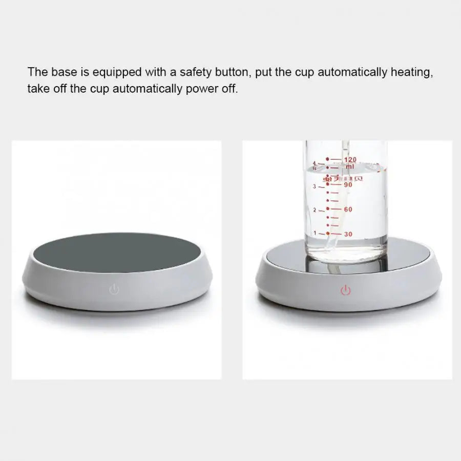 12x12x2.3cm 110V/220V Electric Cup Warmer Pad Desktop Cup Pad Cushion Heater for Coffee Tea Milk US EU Plug