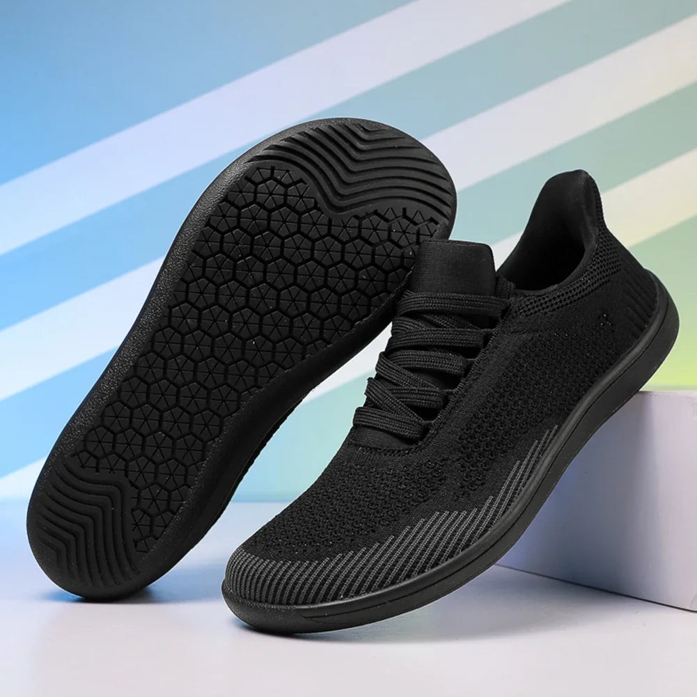 Minimalist Barefoot Shoes Breathable Wide Toe Cross Trainer Hands Free Walking Sneakers Lightweight Trekking Shoes for Men Women