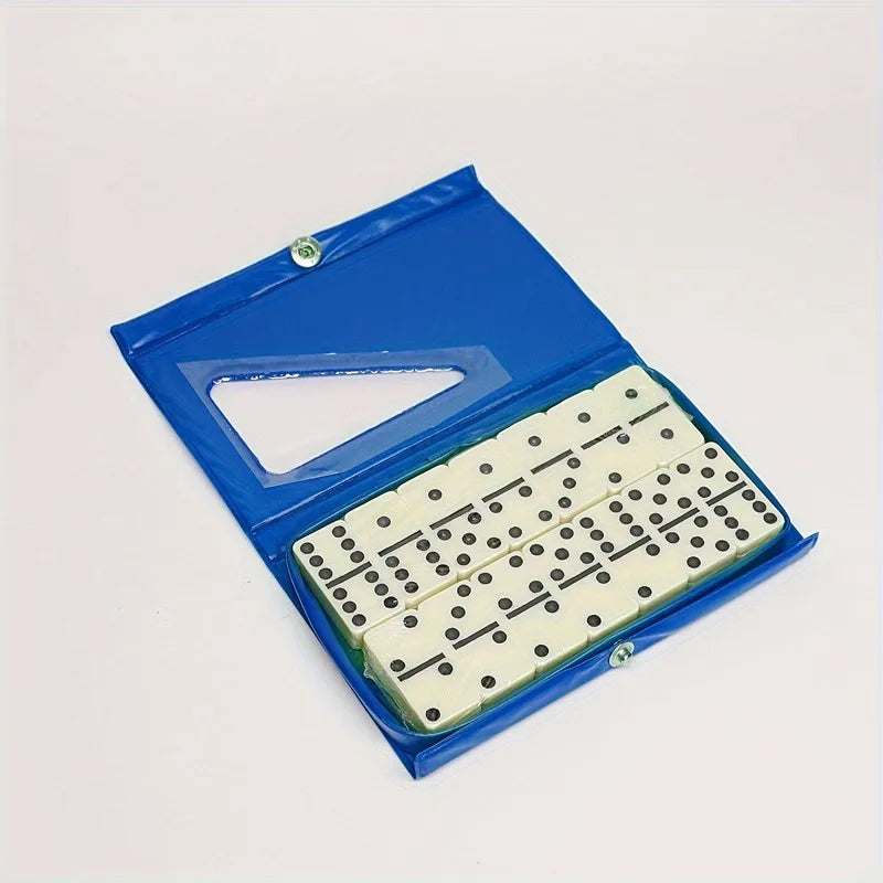 28pcs Dominoes Card Chess, Board Game Toys with PVC Storage Box, thanksgiving Day, Christmas Gift Christmas Halloween Gift