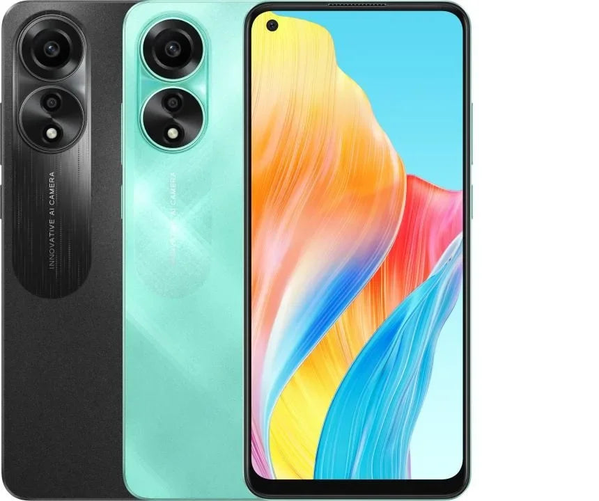OPPO A78  Mobile Phone 5000mAh Long-Lasting Battery 33W Quick Charge 50MP Main Camera 90Hz HD+ Display Fingerprint & Face Unlock
