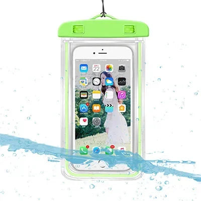 6-Inch Waterproof Phone Pouch for Drift Diving Swimming - Underwater Dry Bag Case Cover for Water Sports Beach Pool Skiing