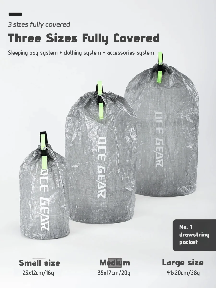 Ultralight Outdoor Storage Bags Waterproof Compression Dry Sack Flat Pouch First Aid Bag Multi Size Travel Camping Organizer