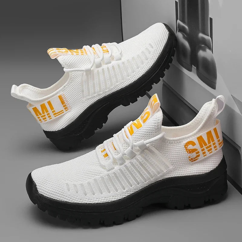 Men's Running Shoes Comfortable Correction Arch Support Breathable Mesh Straps Casual Shoes Gym Training Travel Sports Shoes