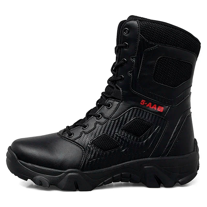 Men Shoes Winter Men Combat Tactical Boots 2025 Ankle Work Safety Shoes Special Force Army Boots Male Waterproof Motorcycle Shoe