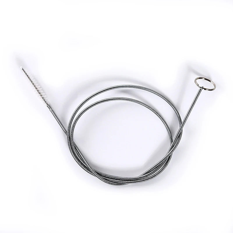 All-inclusive Cleaning Tools Set with Anti-Clog Feature- Brush, Hose, Syringe, Fridge Drain Hole Cleanser and more