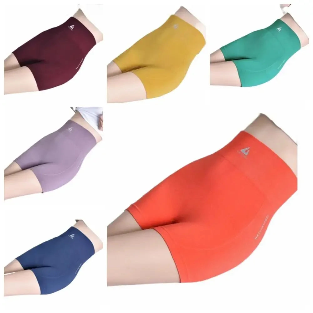 Women Workout Yoga Shorts Biker Shorts for Gym Tights Fitness Outfits High-Waist Body Shaper Shorts
