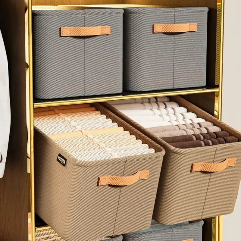Wardrobe Organizer Box for Storage in The Closet Underwear Drawers Storage Bedroom Cabinet Socks Bra Storage Pants Organizer