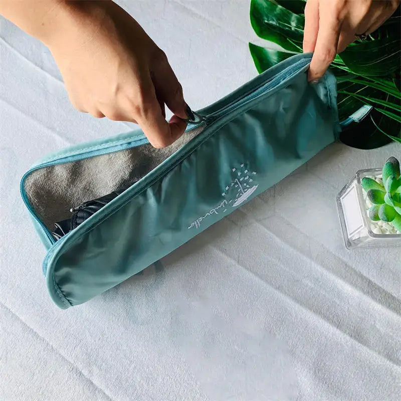 Waterproof Wet Umbrella Bag Foldable Absorbent Pouch for Travel Car Home Camping Rainy Day Dry Storage Organizer
