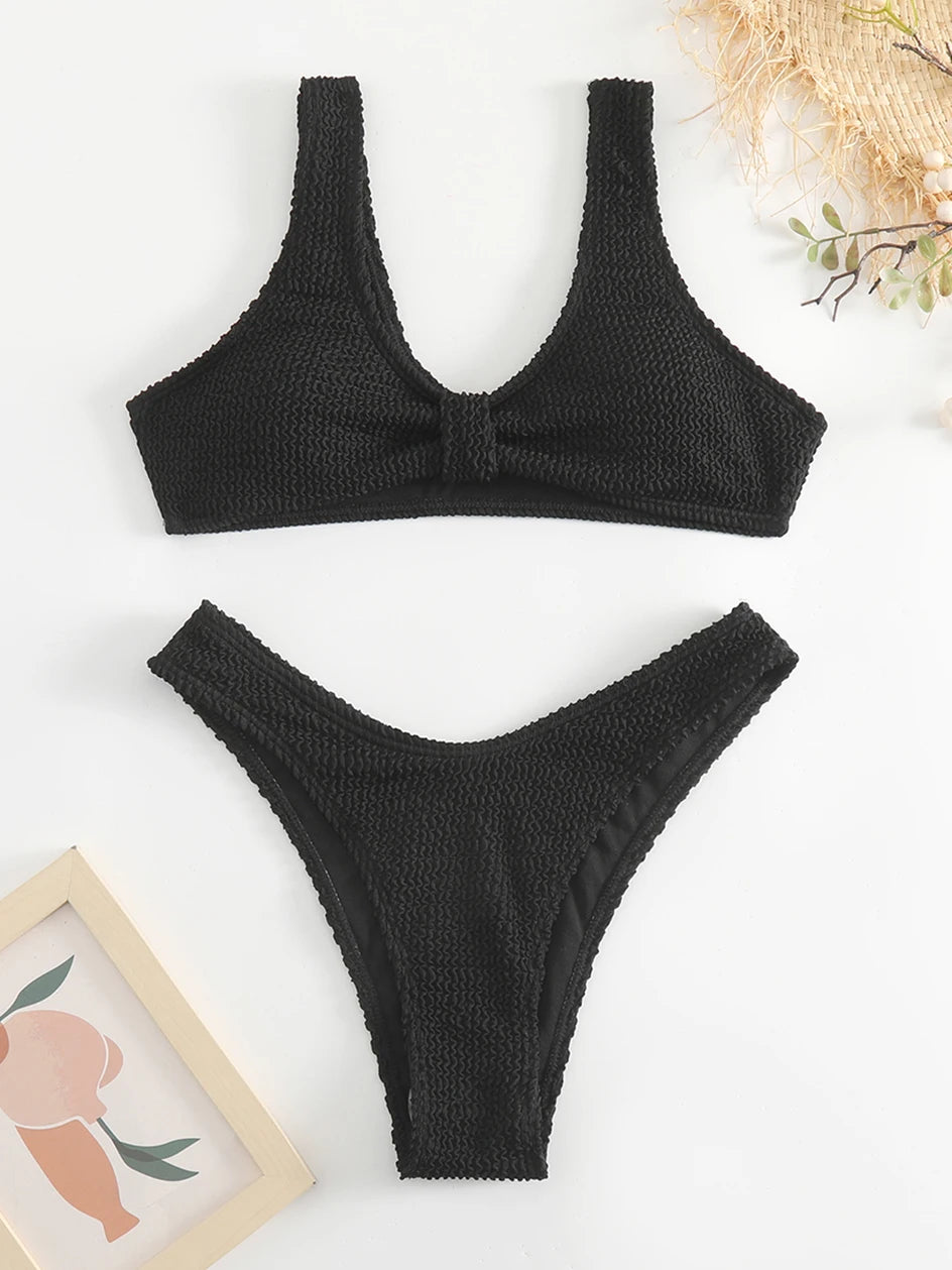 Sexy Bikini 2026 Women Swimsuit Female Swimwear Push Up Thong Bikinis Set Brazilian Woman Bathing Suit Swimming for Beach Wear