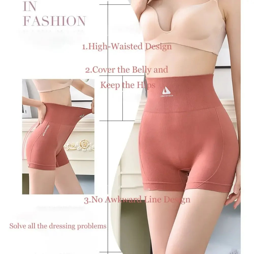 Women Workout Yoga Shorts Biker Shorts for Gym Tights Fitness Outfits High-Waist Body Shaper Shorts