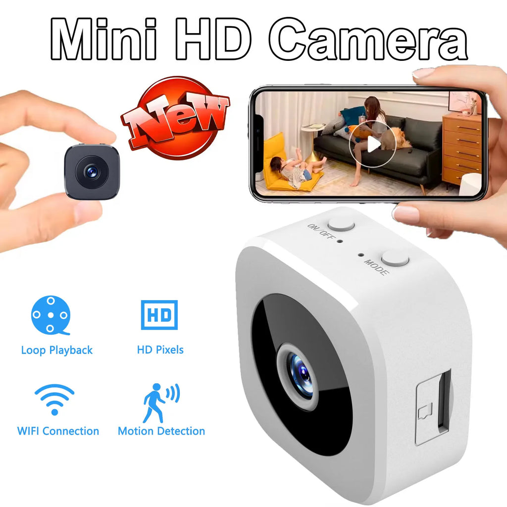 Baby Monitor Mini HD Camera WiFi Wireless Monitoring Security Protection Remote Monitor Camcorders Video Surveillance Smart Home
