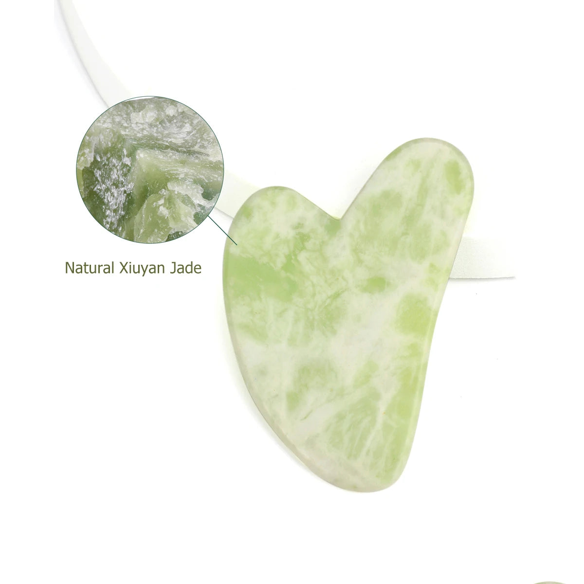 Guasha Massage Natural Stone Jade Scraper Facial Gua Sha SPA  Neck Massager for Face Lifting Wrinkle Remover Beauty Healty Tool