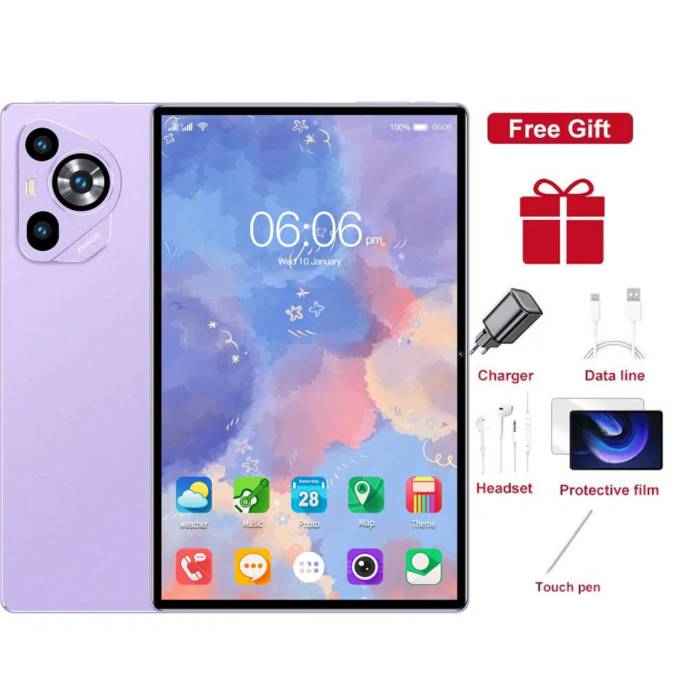NEW Pad 7s Pro Android 15 Tablets 11.6inch Original Tab 5G Dual Card 12000mAh Tablet PC For Children's Kids With Keyboard Laptop