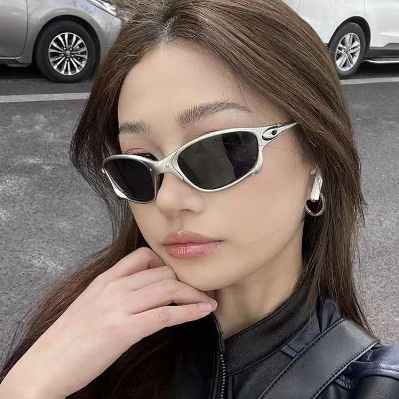 Retro Sun Glasses De Sol Masculino Colorful Sport Sunglasses Goggles UV400 Windproof Sunglasses for Men Women Fashion Eyewear