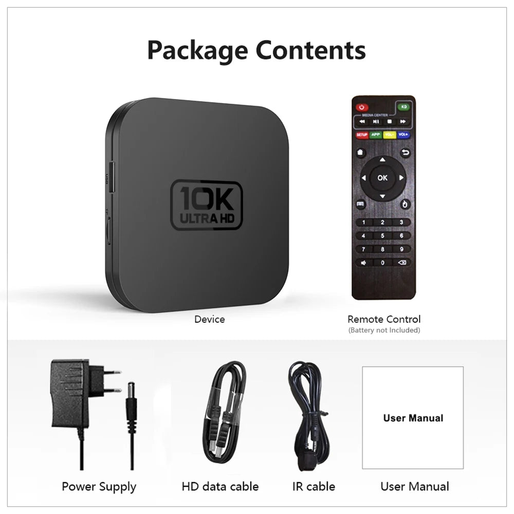 Velec Smart TV Stick Android 14 8+128GB 4K Decoding Quad-Core Dual Band WiFi Streaming Media Player Supports Netflix & YouTube
