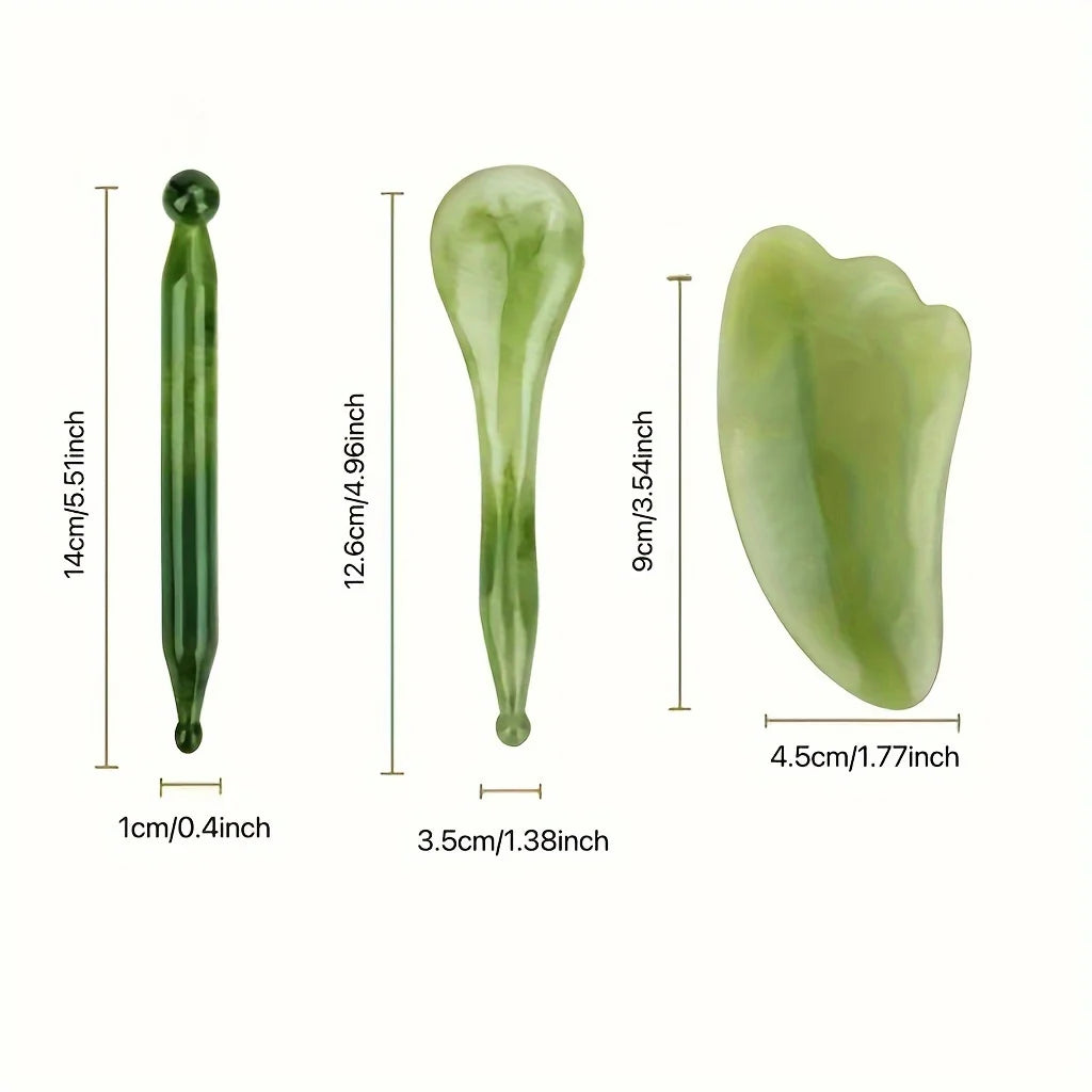 7Pcs Gua Sha Board Massage Tools Face Neck Body Massage Beauty Tool SPA Skin Caring Neck Pain Relief Scraper Scraping Massager
