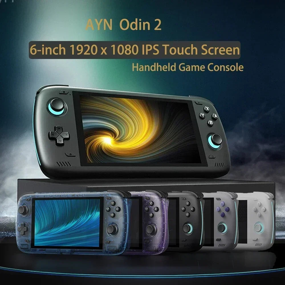 Ayn Odin 2 Pro Upgraded version 6" IPS Screen Handheld Game Player  Android13 16G 512G Wifi Bluetooth Portable Console 8000mAh