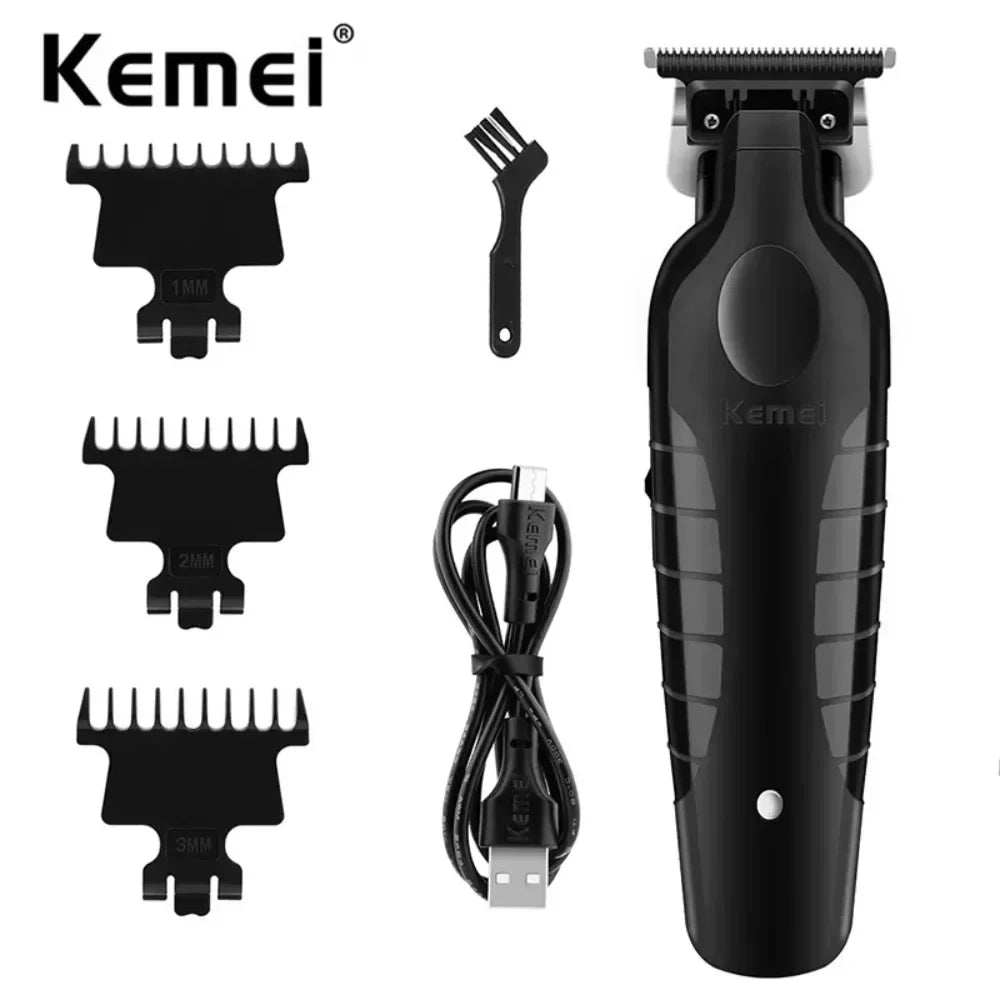 Kemei 11500RPM Rechargeable Hair Clippers Barber Cordless Hair Trimmer Shaver Men Hair Cutting Machine KM-2299 KM-90-4 KM-1102
