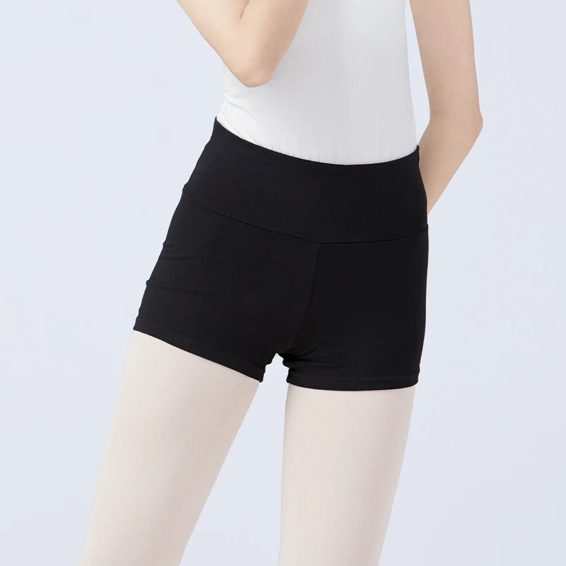 Women Ballet Dance Shorts Girls Black Full Cotton Professional Lady Leggings Boxer Pants for Dancing