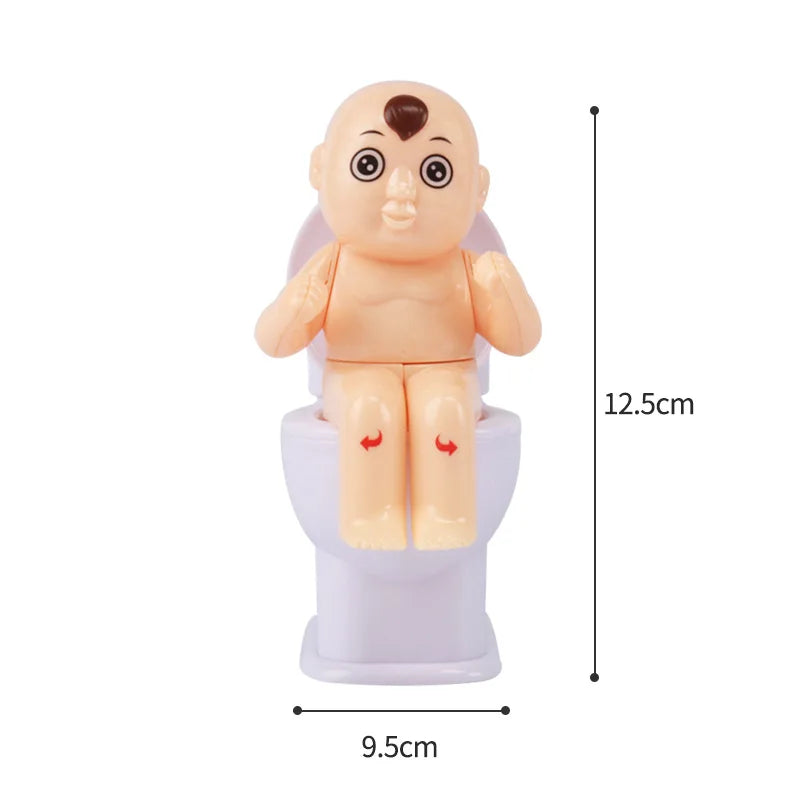 Adult Stress Reliever New Trick Water Spraying Toilet Toy Funny Water Jetting Toilet Doll for Children Play Game Prank Joke Gift