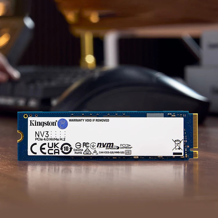 Kingston NV3 PCIe 4.0 M.2 2280 NVMe SSD Internal Hard Drive 500GB 1TB 2TB Up to 6000Mb/s Original Solid State Drive Hard Disk
